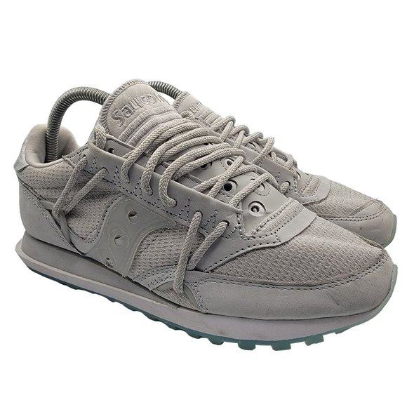 Saucony Jazz DST Mens Size Grey Reflective Athletic Low Top